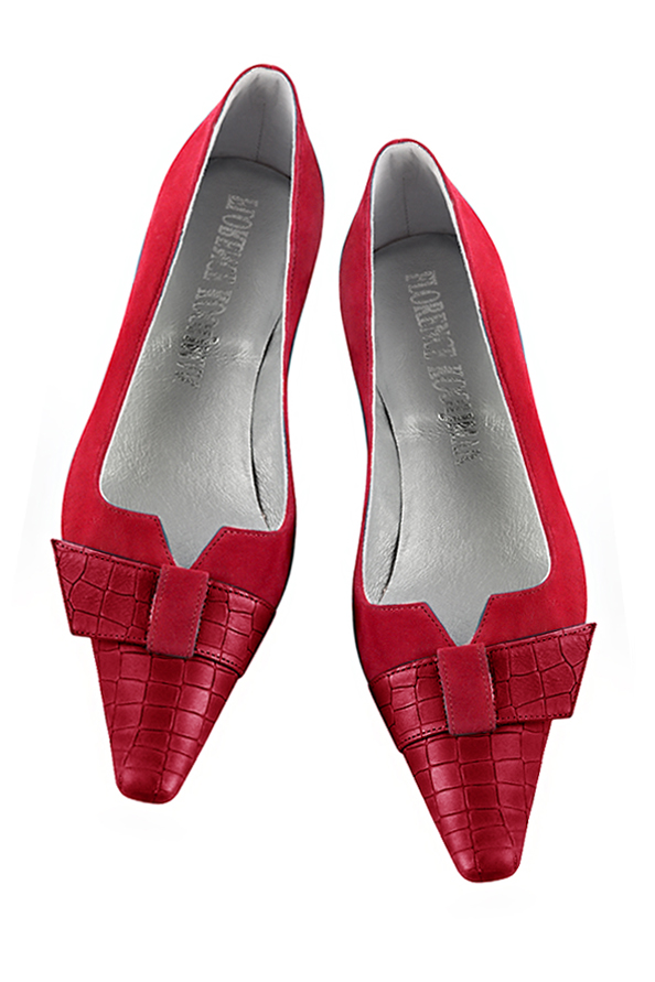 Escarpin petit talon clearance rouge